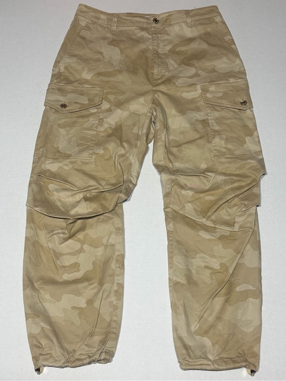Michael Kors Tan Camo Cargo Pants